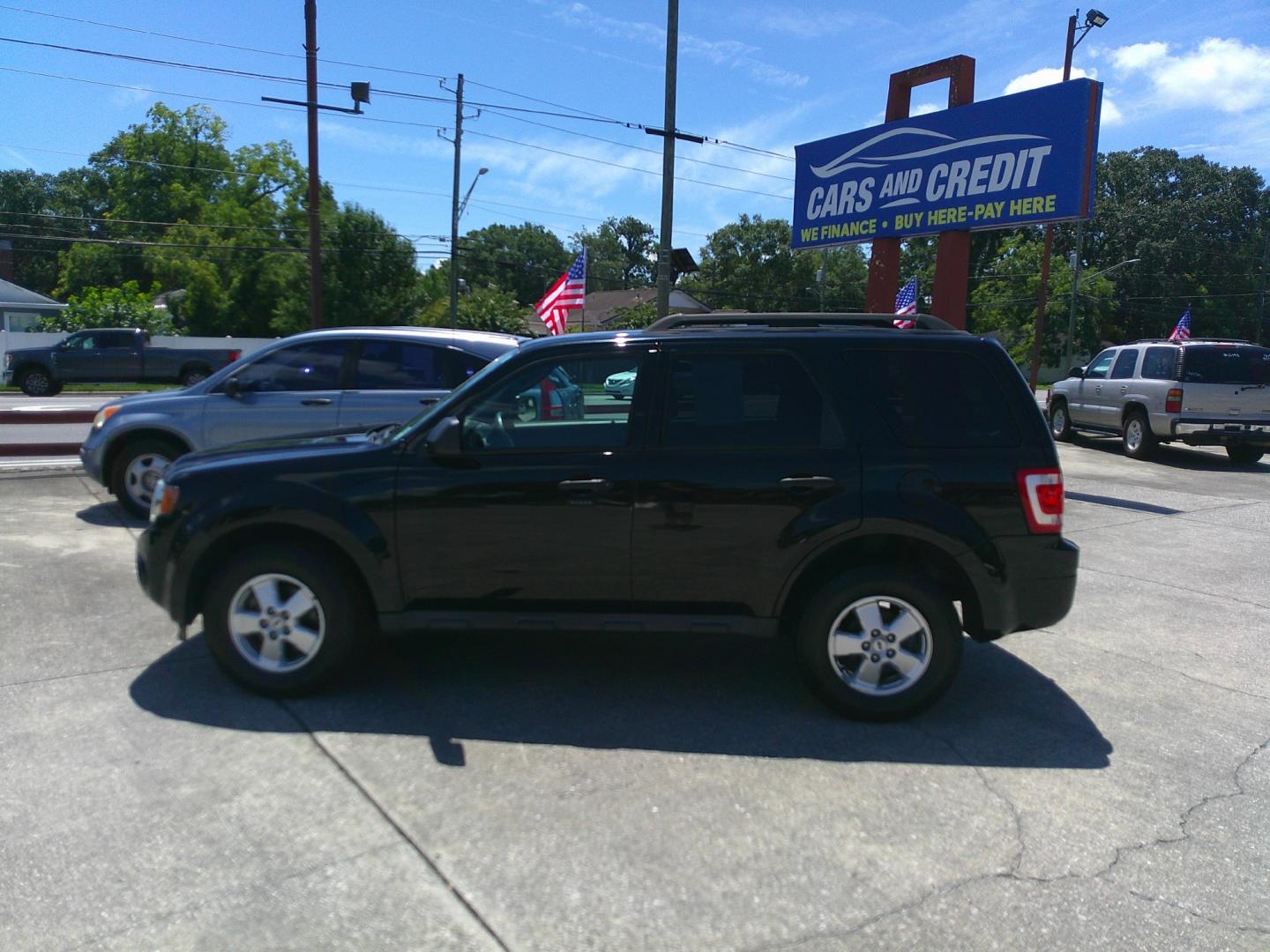 2012 BLACK FORD ESCAPE XLT (1FMCU0D76CK) , located at 1200 Cassat Avenue, Jacksonville, FL, 32205, (904) 695-1885, 30.302404, -81.731033 - Photo#1